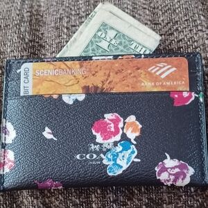 Coach credit card holder